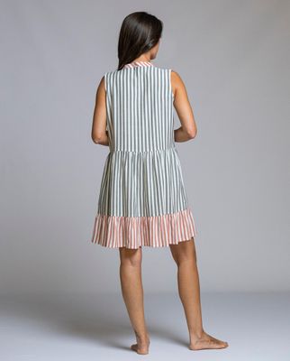 Egatex zomerkleed: Kaki / koraal