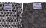 Janmen ( Janira ) Heren Boxer: Duopack, Vista Boxer Crosslines