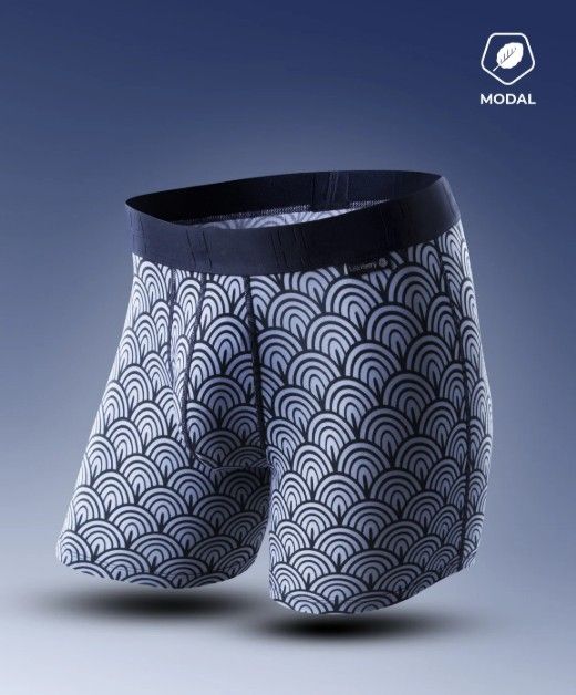 Loïc Henri Boxershort: Geprint, met ondersteuning aan de intieme zone, Modal