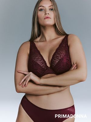 Prima Donna BH plunch halve mousse: Salerno, Evening Red, Europese Maten