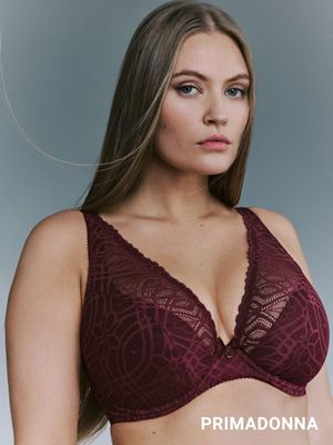 Prima Donna BH plunch halve mousse: Salerno, Evening Red, Europese Maten