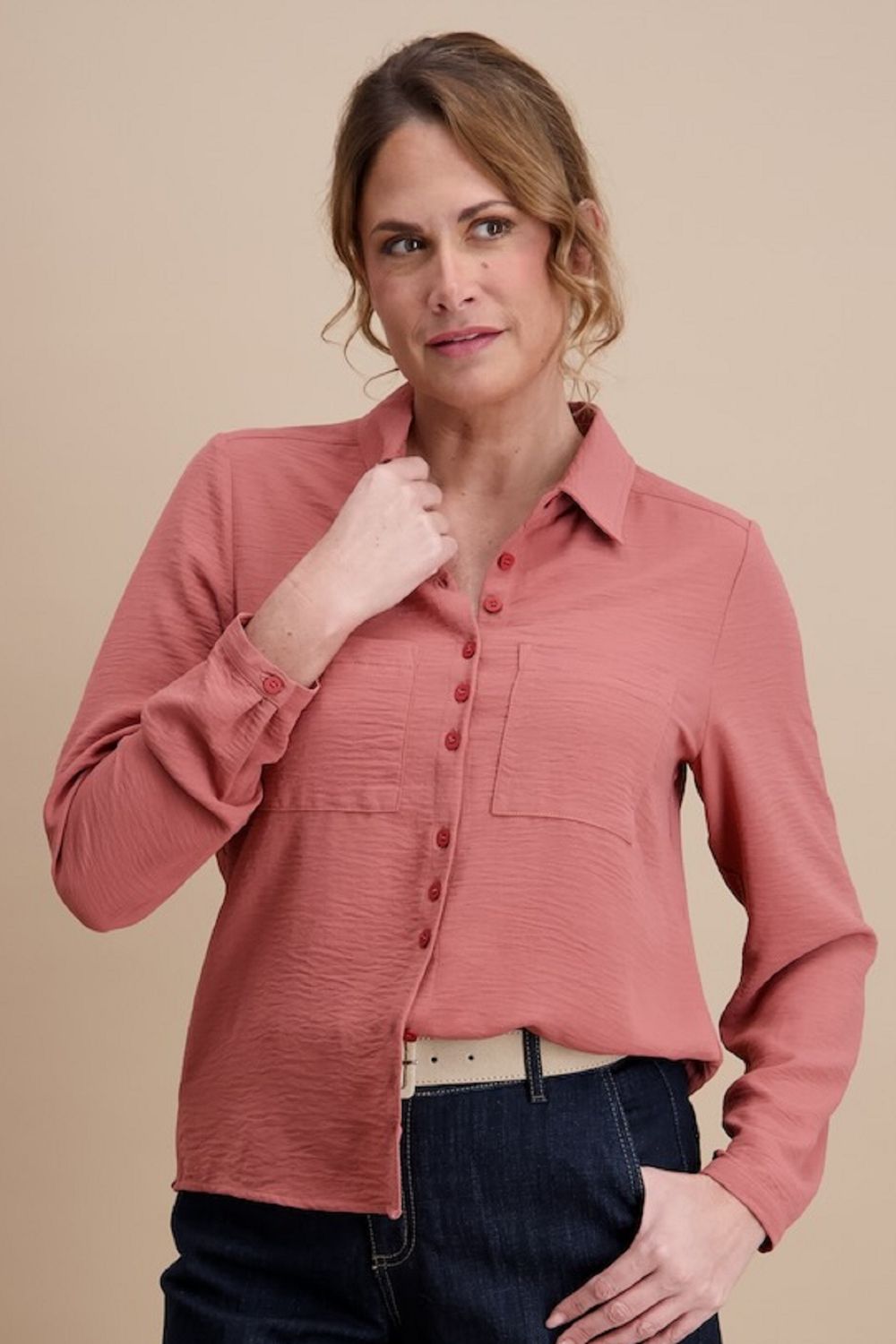 Signe Nature Bloes: Doorknoop model ( 840389 ), Vieux Rose