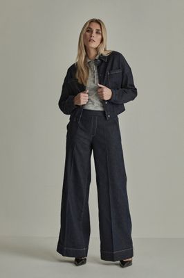 Para Mi Jeans Broek: Lizzy, Indigo Blue, Elastiek in de lenden