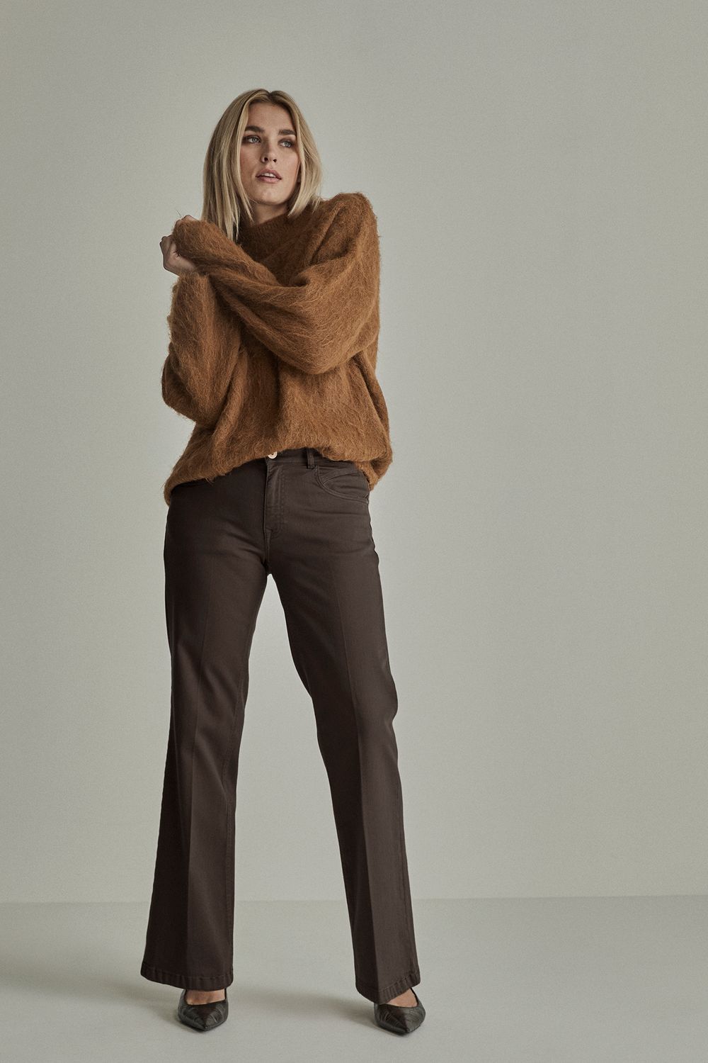 Para Mi Broek: Eve Wonder Comfort, Deep Brown, L32