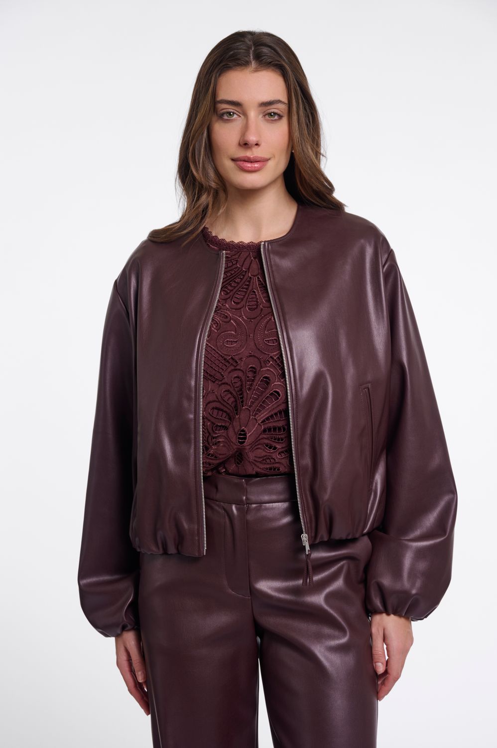 Rino &amp; Pelle Lederen vest: Lomee, Chocolate Bean,
