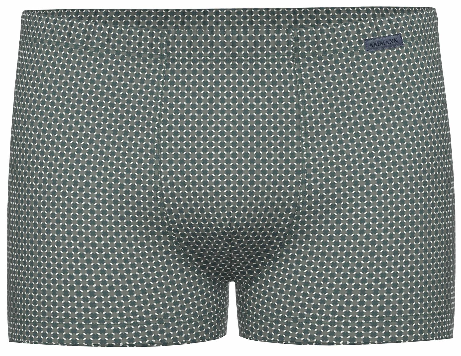 Ammann boxershort heren: Retro model, groen / taupe