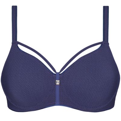 Dacapo BH ( NIET VOORGEVORMD ): Ensemble, Bleu Fumé, Europese Maten, Molding ( zonder naden )