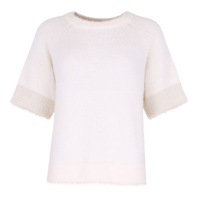 She goes Lala Pull: Marie Louise, Off White, warme trui