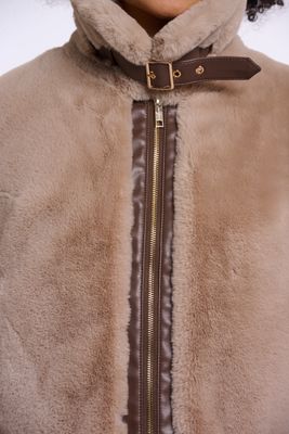 Rino &amp; Pelle damesjas: Lambra, oat kleur ( camel kleur )