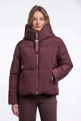 Rino &amp; Pelle Vest: Joni, Fudge Cloak ( Bordeau kleur )