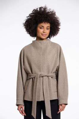 Rino &amp; Pelle Mantel: Cornelia, Toffee Melange
