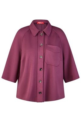 Mona Lisa Dames Blazer:  Violet / bordeau, duitse maten