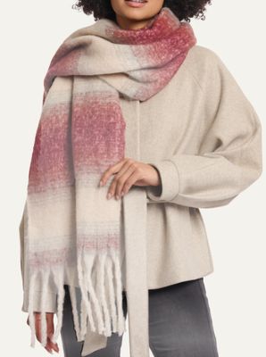 Rino &amp; Pelle Sjaal: Erica, Sangria Red