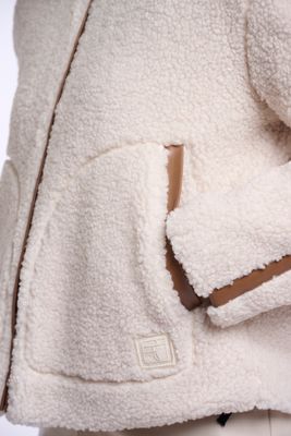 Rino &amp; Pelle Vest: Jaydee, Birch kleur ( ecru ), teddy stof