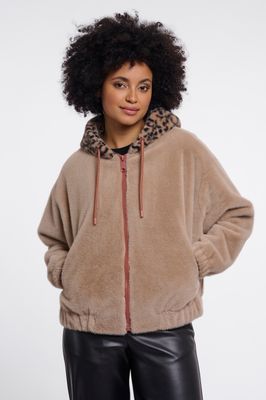 Rino &amp; Pelle Vest: Ori, Aot kleur ( Camel ) zacht bonten jas