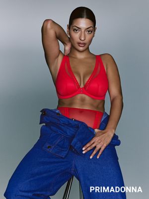Prima Donna Twist BH Plunch: Wowgirl, True Red, Europese Maten