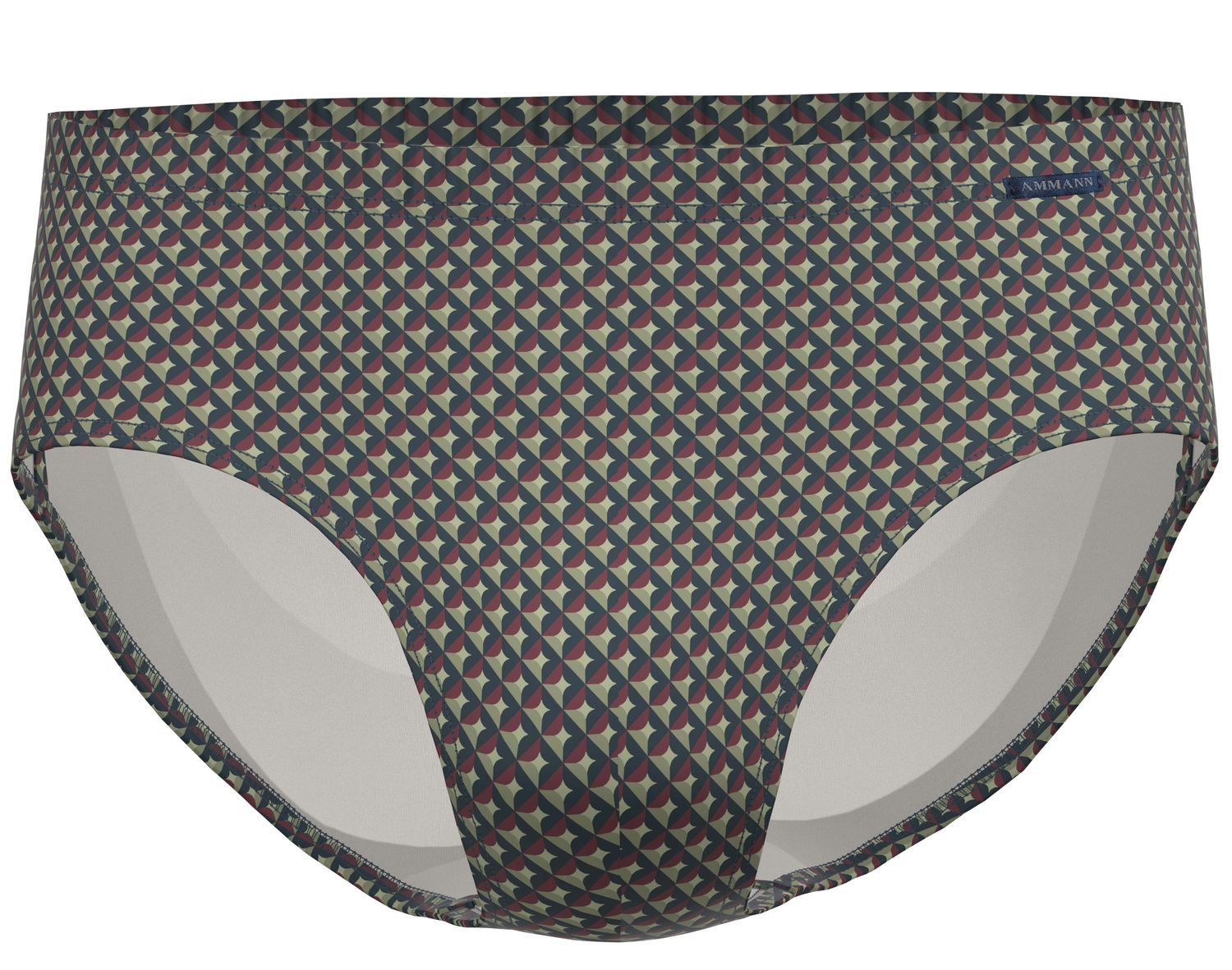 Ammann heren Slip: Blauw / bordeau, tot 3XL