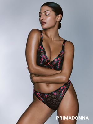 Prima Donna BH Plunch Halve mousse: Miyara, Floral Eclipse, Europese Maten