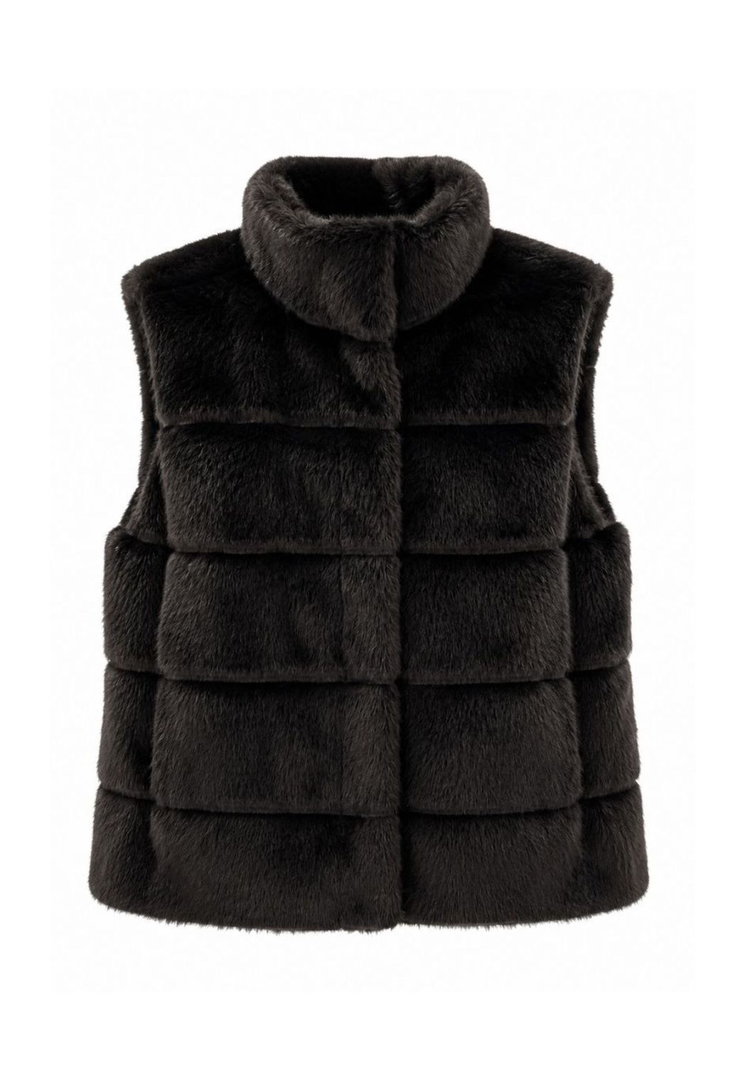 Frank Walder Bodywarmer: Mocha ( bruin ), teddy