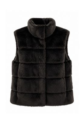 Frank Walder Bodywarmer: Mocha ( bruin ), teddy