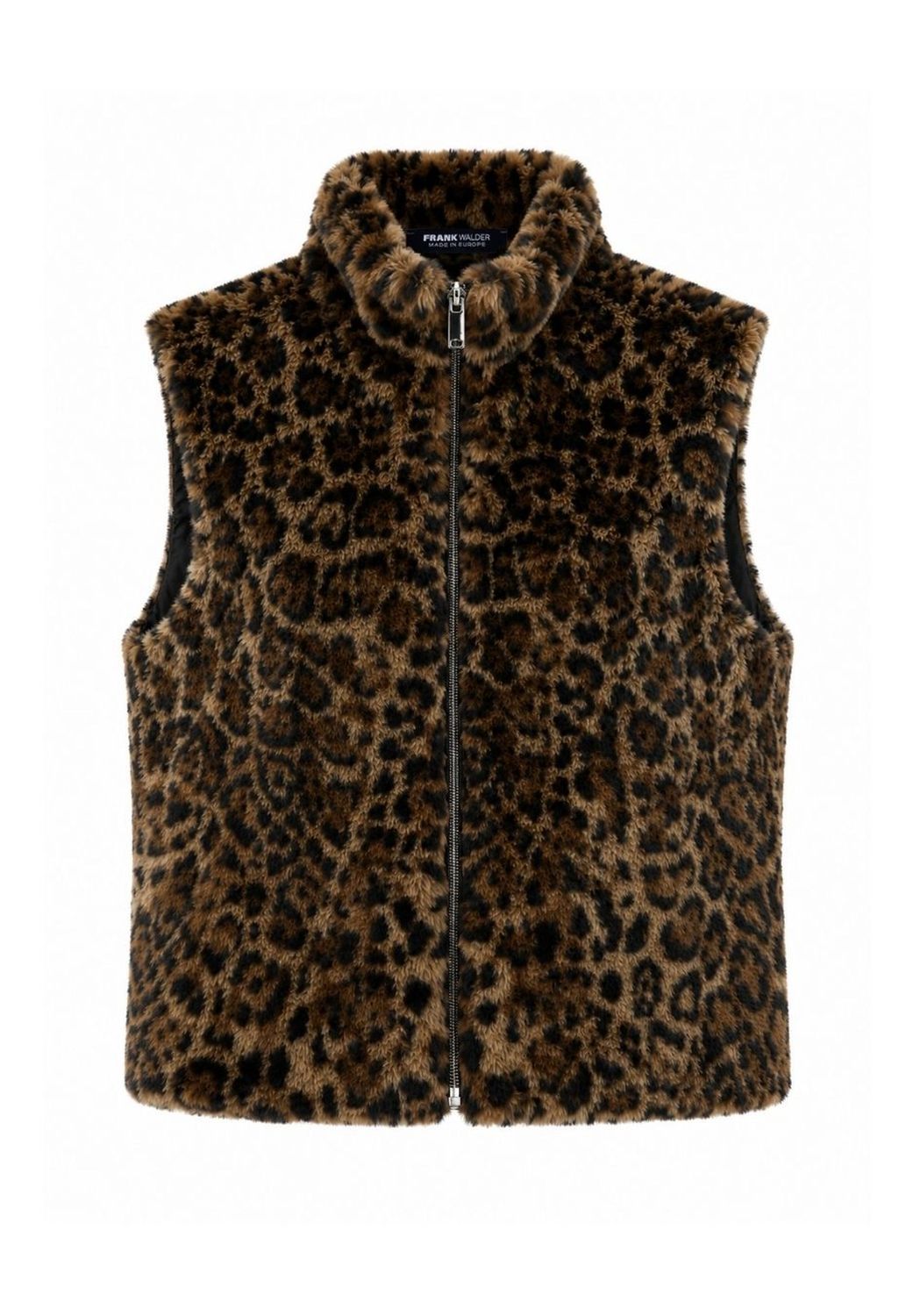 Frank Walder Bodywarmer met luipaard print