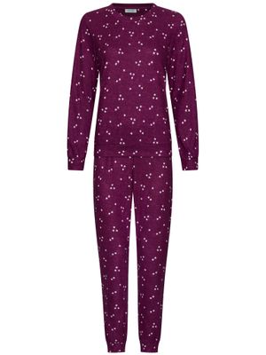 Pastunette Rebelle Dames Pyjama: Dark Purple, warm en zacht