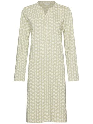 Pastunette slaapkleed dames: Groen, lengte 100cm