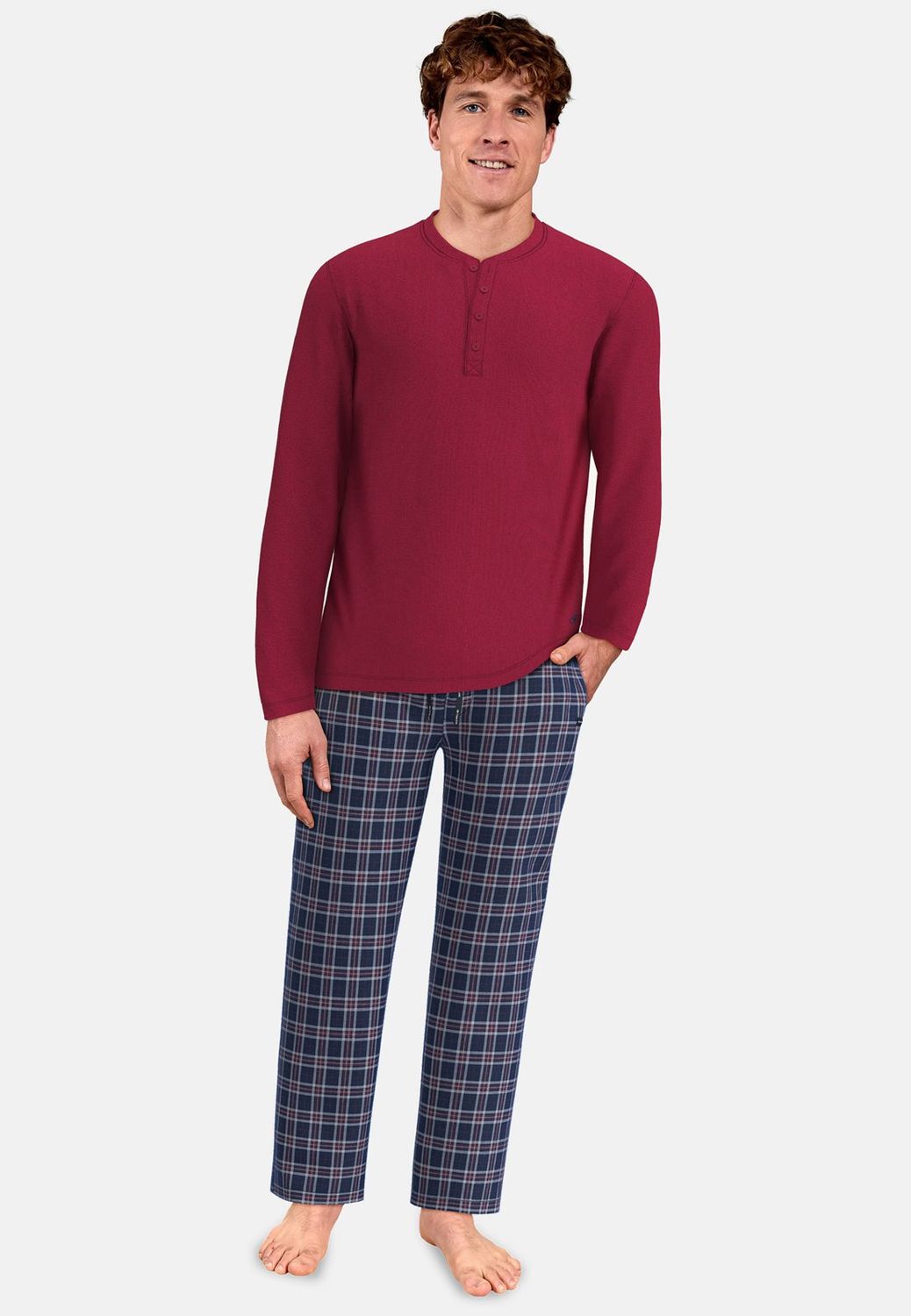 Tom Tailor Pyjama Heren: Flanellen broek