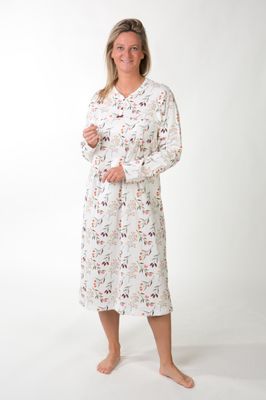 Perlina Nachthemd: Lila C, Gebrushed, 115cm, Klassiek model