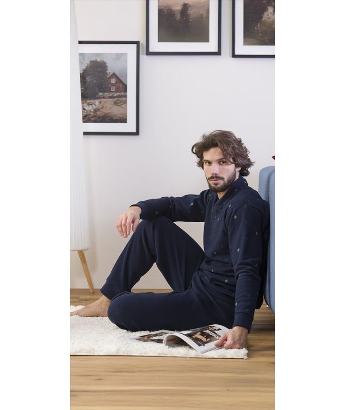 Gary Heren Pyjama: Blauw, Punto Milano