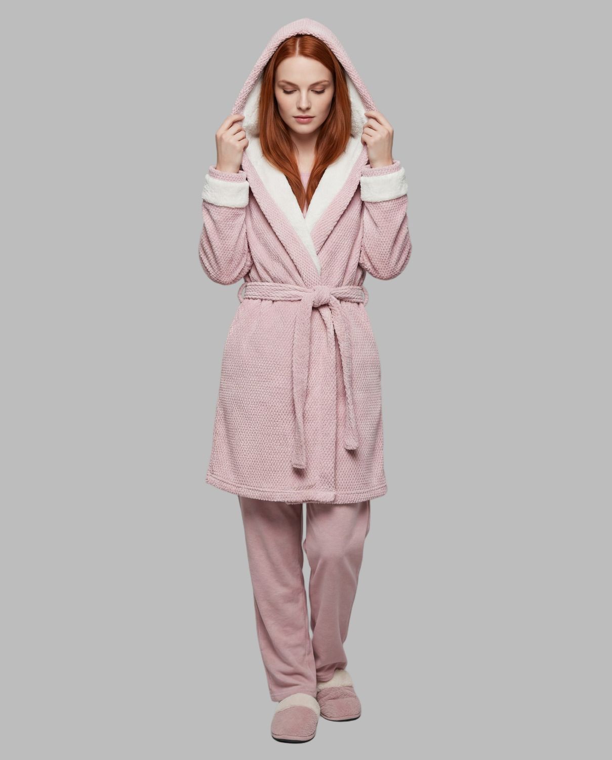 Egatex Kamerjas Dames: Roze, met Riem, Warm