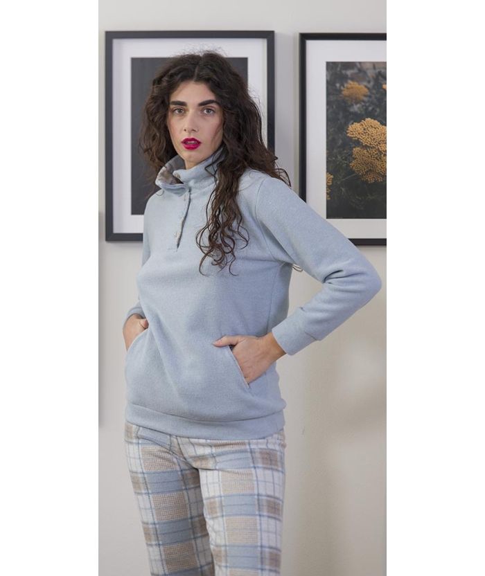 Gary Dames Pyjama: Blauw, Punto Milano