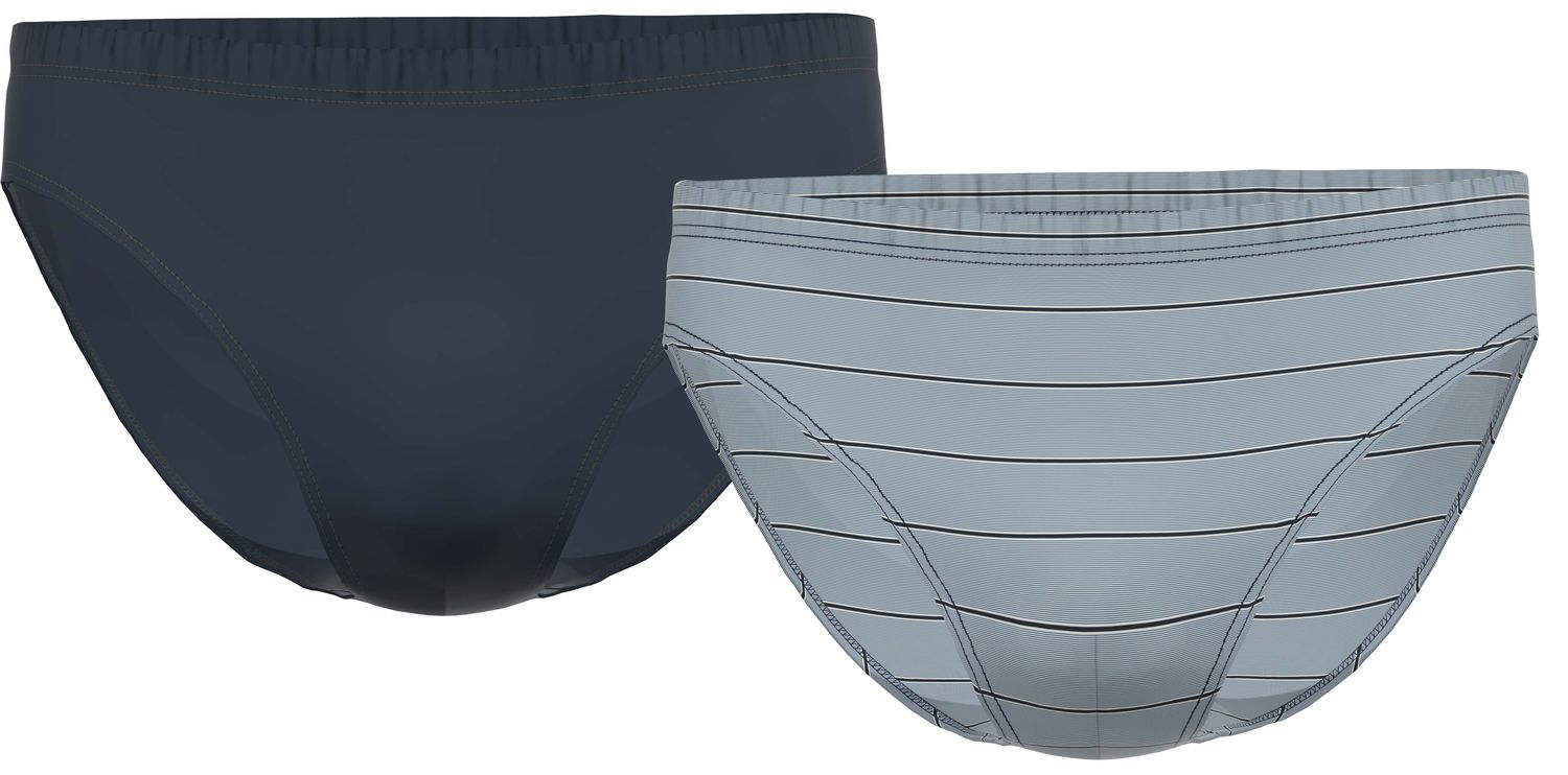 Ammann Heren Slip Mini: Duopack, effen + gestreept