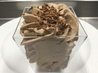 mini dessertglaasje chocomousse