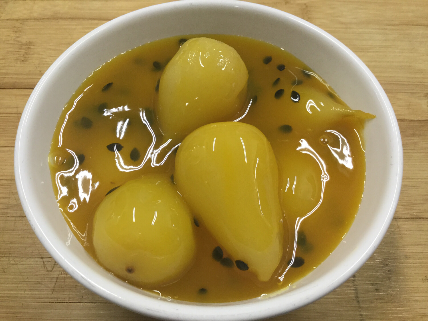 peertjes met passievruchten