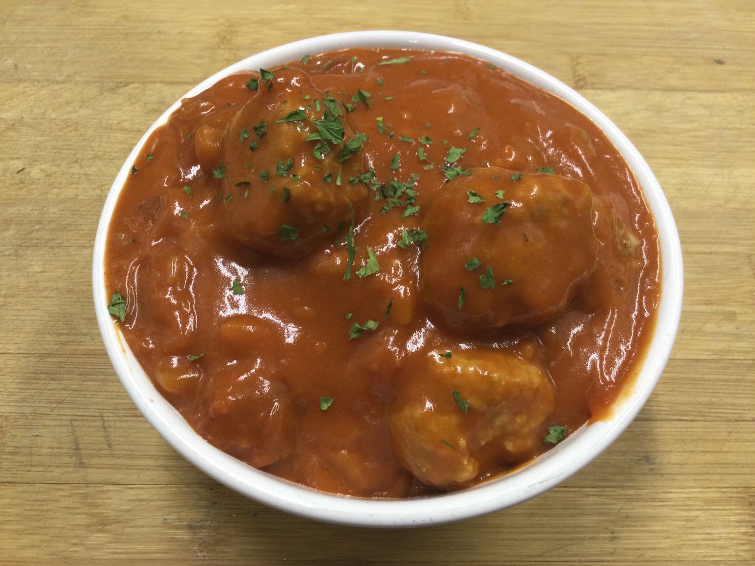 gehaktballen in tomatensaus