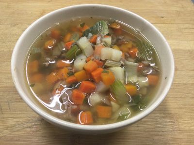 groentesoep met soepvlees