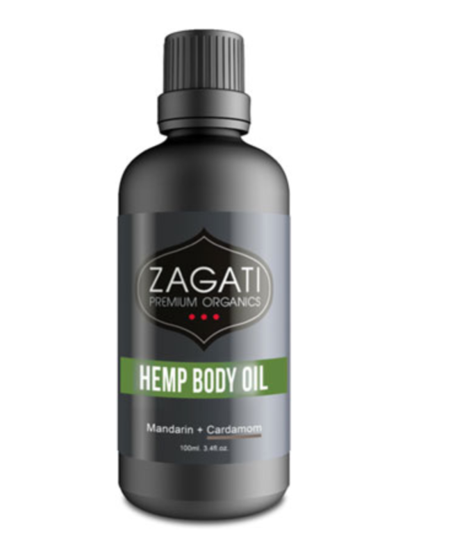 Zagati Organic Hemp Body Oil w/ Mandarin & Cardamom
