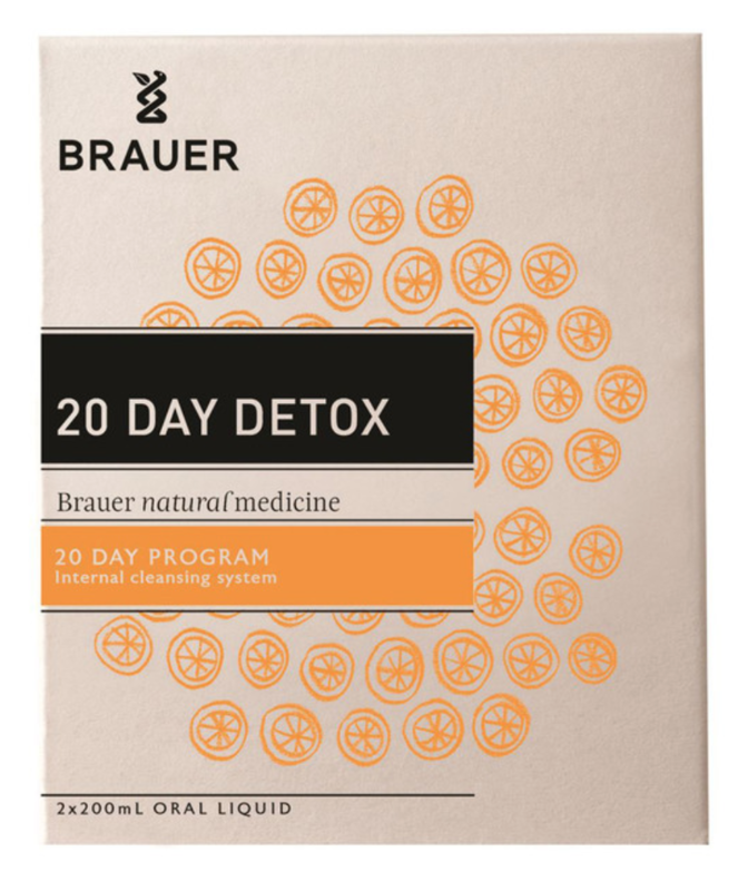 Brauer 20 Day Detox 200ml Oral Liquid x 2 Pack