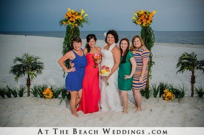 Bamboo Love Poles - Beach wedding Package