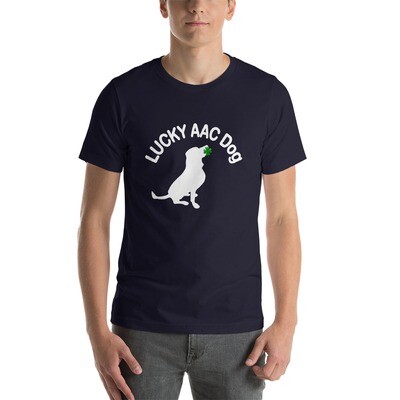 Lucky AAC Dog Short-Sleeve Unisex T-Shirt
