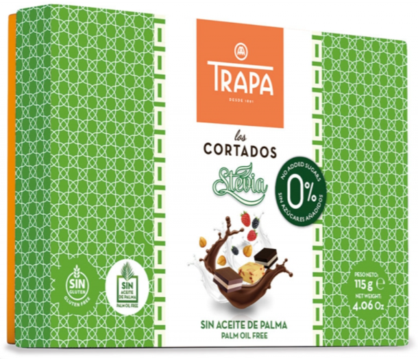 Caja chocolate con stevia