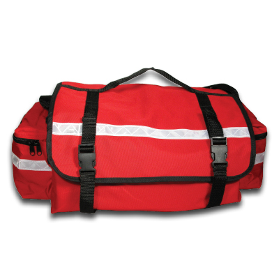 Red Trauma Bag with Supplies