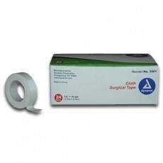 Cloth Surgical Tape 1/2 in x 10 yds. (24/pkg)