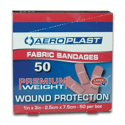 AeroPlast® Fabric Bandages 1" x 3"-Box/50