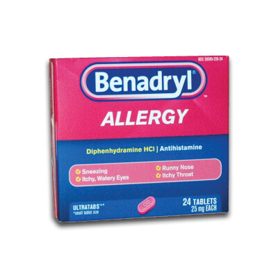 Benadryl Allergy Tablets (24/box)