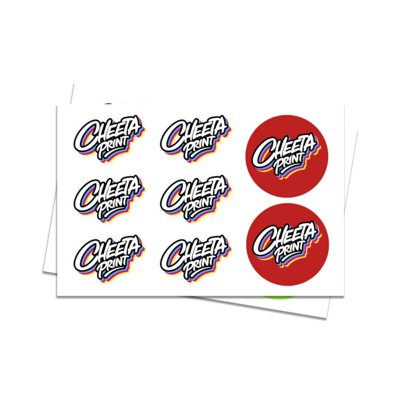 100 Full Color Kiss Cut Sticker Sheets