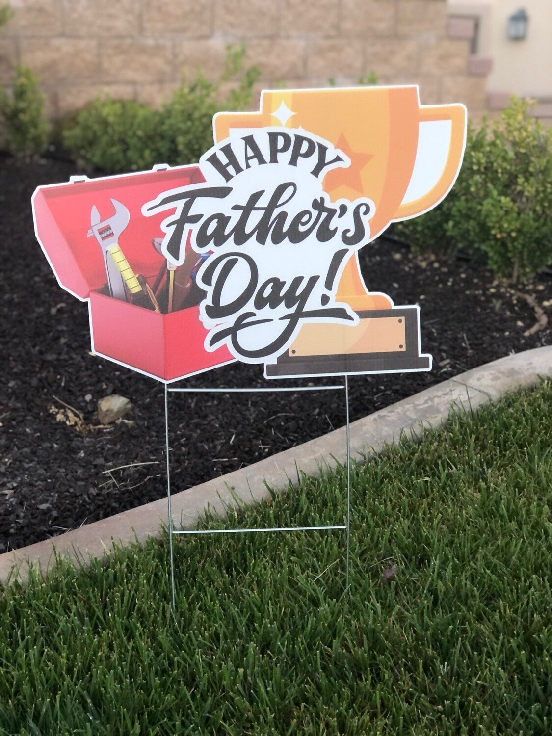 Father's Day Yard Sign