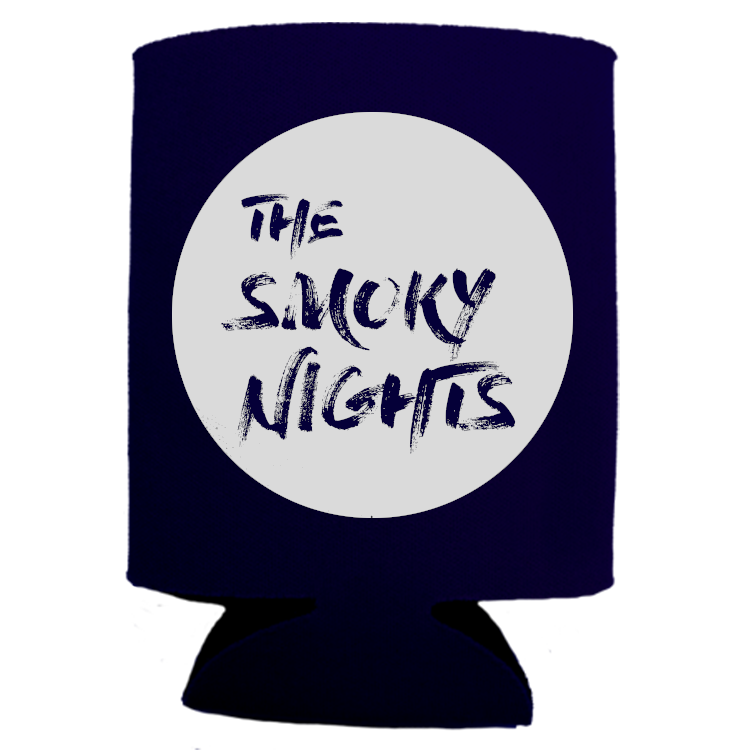 Smoky Nights Logo Koozie