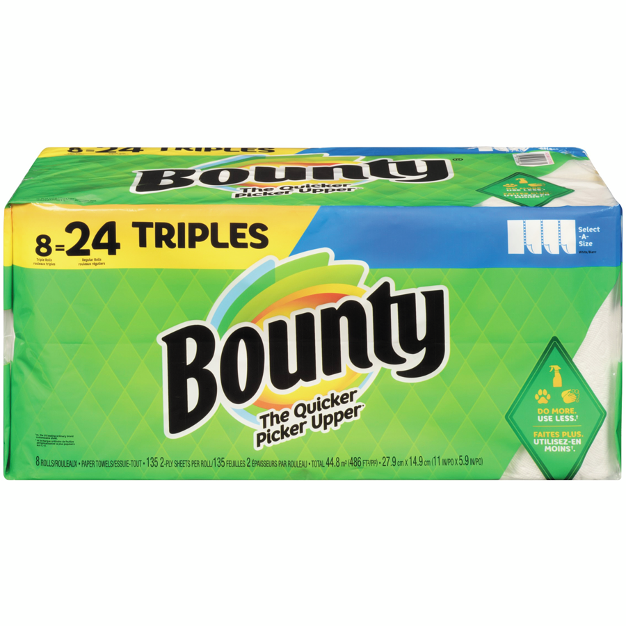 Bounty Towels 8=24 Triples